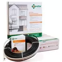 Обогрев желобов и водостоков ЧТК СН-28-2380 (2380Вт 85м) встроенный терморегулятор Обогрев желобов и водостоков ЧТК СН-28-2380 (2380Вт 85м) встроенный терморегулятор