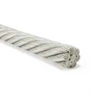 Трос из нержавеющей стали не магнитный 7*7 2мм Трос из нержавеющей стали не магнитный 7*7 2мм