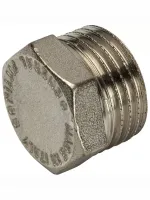 Заглушка General Fittings 1"НР никелированная