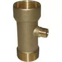 Штуцер латунный MAXPUMP 3-х выводной 80мм 1"НР x ¼"НР x 1"ВР Штуцер латунный MAXPUMP 3-х выводной 80мм 1"НР x ¼"НР x 1"ВР