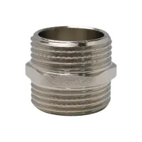 Ниппель 1"НР х 1"НР никелированный