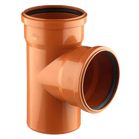 Тройник VALFEX 87.5⁰ градусов 110-110 для наружной канализации Тройник VALFEX 87.5⁰ градусов 110-110 для наружной канализации
