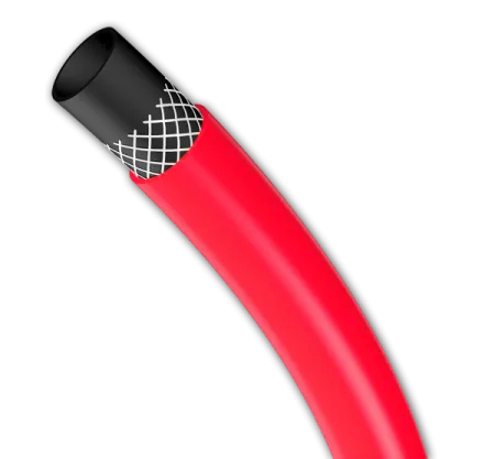 Шланг ПВХ поливочный армированный Родничок-Люкс 5/8" 30м (красный)