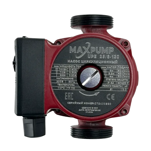 Циркуляционный насос MAXPUMP UPE 25/6-130 Циркуляционный насос MAXPUMP UPE 25/6-130