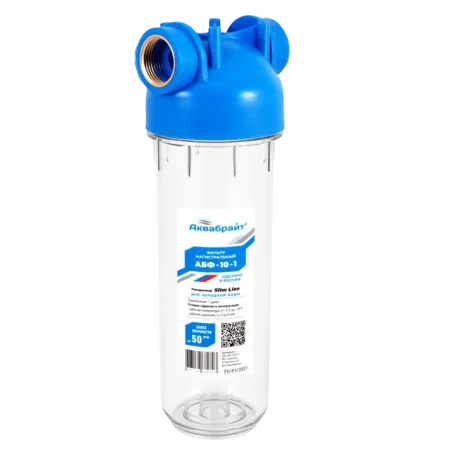Магистральный фильтр для воды Аквабрайт АБФ-10-1 Магистральный фильтр для воды Аквабрайт АБФ-10-1
