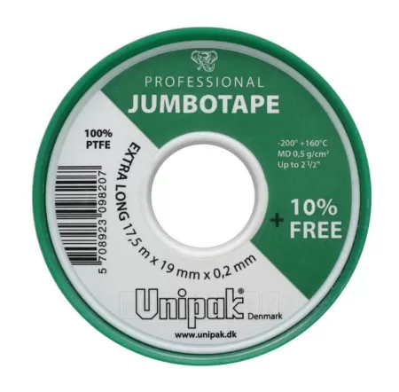 Тефлоновая лента UNIPAK JUMBOTAPE 11 метров Тефлоновая лента UNIPAK JUMBOTAPE 11 метров