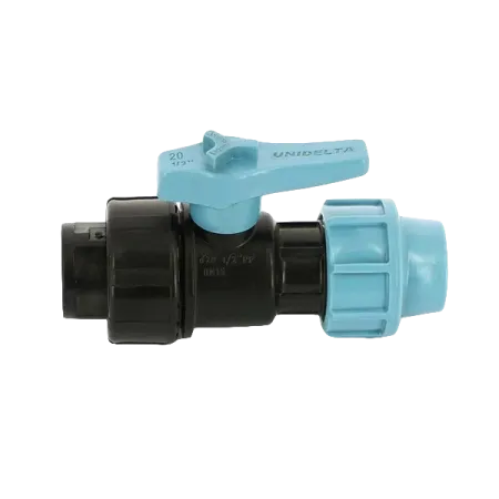 Кран шаровый компрессионный Unidelta 32 х 1" с внутренней резьбой