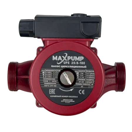 Циркуляционный насос MAXPUMP UPE  25/8-180 Циркуляционный насос MAXPUMP UPE  25/8-180