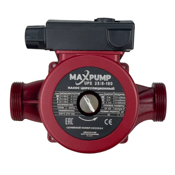 Циркуляционный насос MAXPUMP UPE  25/8-180 Циркуляционный насос MAXPUMP UPE  25/8-180