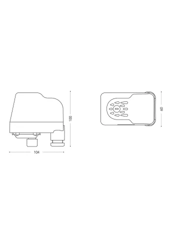 Реле давления Italtecnica PM/5G без шкалы Реле давления Italtecnica PM/5G без шкалы