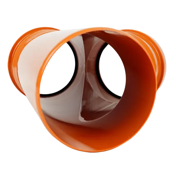 Тройник VALFEX 45⁰ градусов 110-110 для наружной канализации Тройник VALFEX 45⁰ градусов 110-110 для наружной канализации