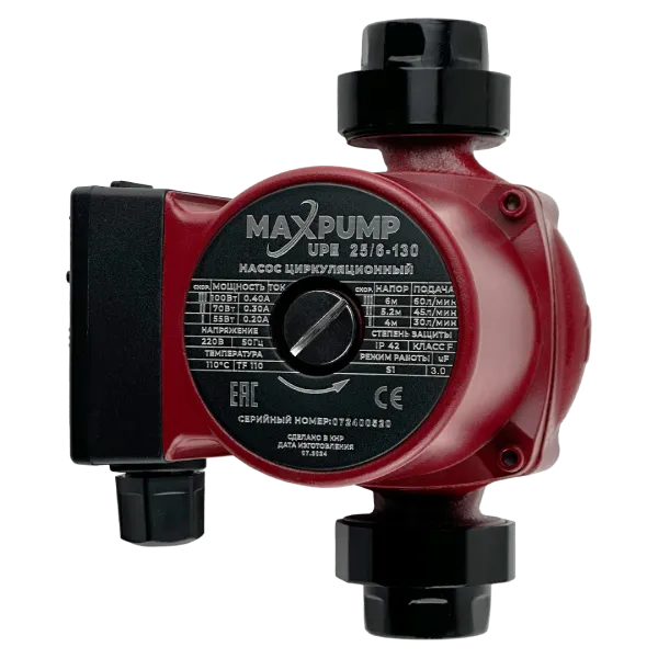 Циркуляционный насос MAXPUMP UPE 25/6-130 Циркуляционный насос MAXPUMP UPE 25/6-130