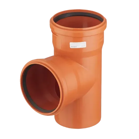 Тройник VALFEX 87.5⁰ градусов 110-110 для наружной канализации Тройник VALFEX 87.5⁰ градусов 110-110 для наружной канализации