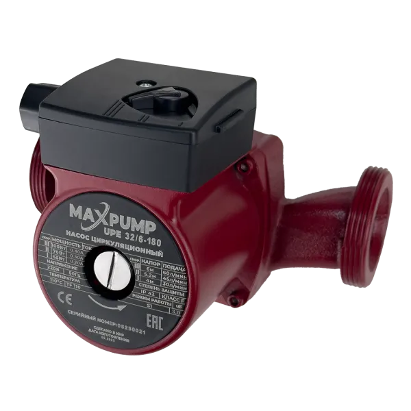 Циркуляционный насос MAXPUMP UPE 32/6-180 Циркуляционный насос MAXPUMP UPE 32/6-180