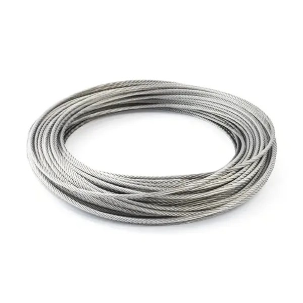 Трос из нержавеющей стали не магнитный 7*7 2мм Трос из нержавеющей стали не магнитный 7*7 2мм