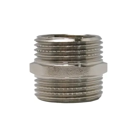 Ниппель 1"НР х 1"НР никелированный