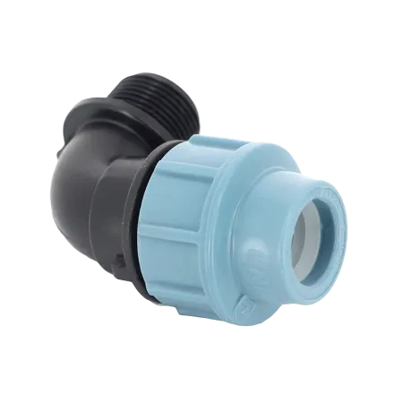 Колено компрессионное (угол) Unidelta 25 х 1" с наружной резьбой