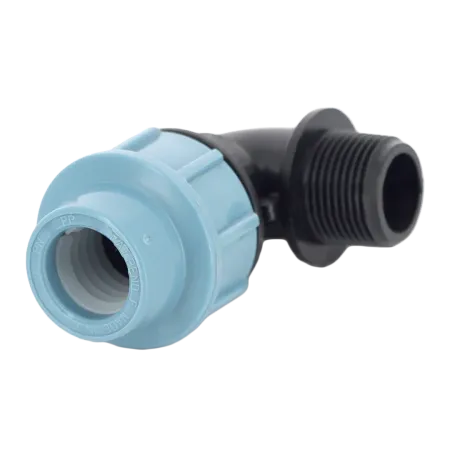 Колено компрессионное (угол) Unidelta 32 х ¾" с наружной резьбой