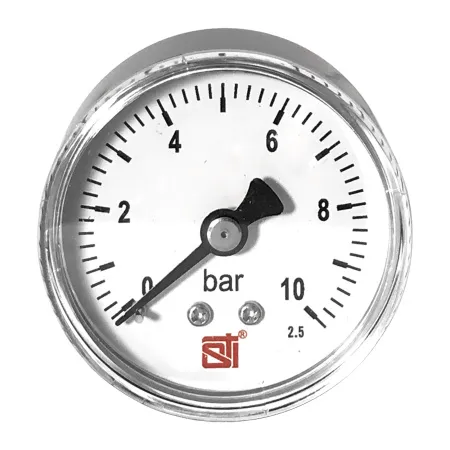 Манометр аксиальный STI D50 10 bar 1/4" Манометр аксиальный STI D50 10 bar 1/4"